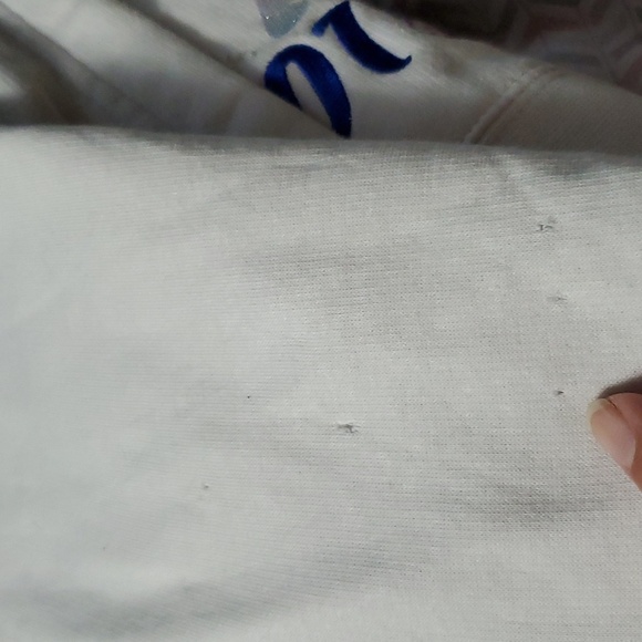 Disneyland Resort 2017 Sz Large Zip Up Hoodie White Stretch Cotton Mickey Mouse - Picture 13 of 16